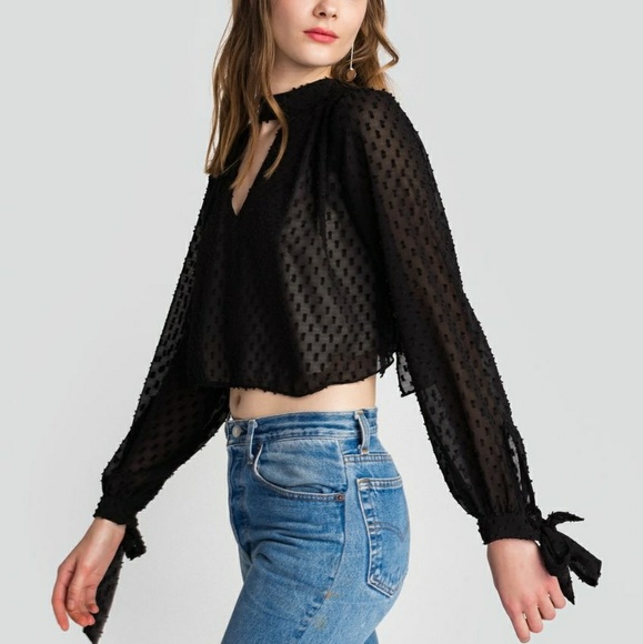 WILDFOX Miami Dot Little Black Boot Top - Picture 2 of 3